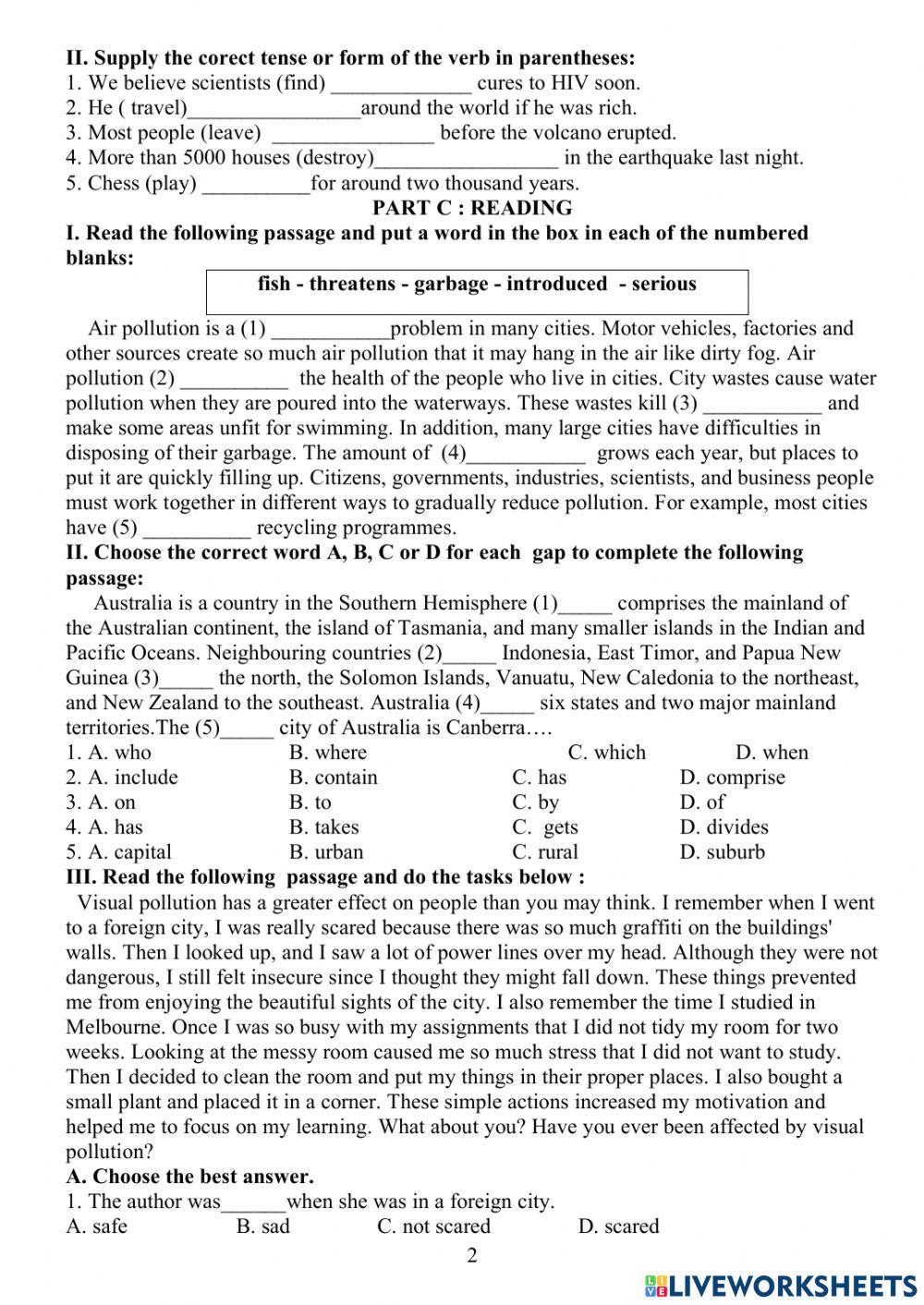 Mid-term s2 - GRADE 8