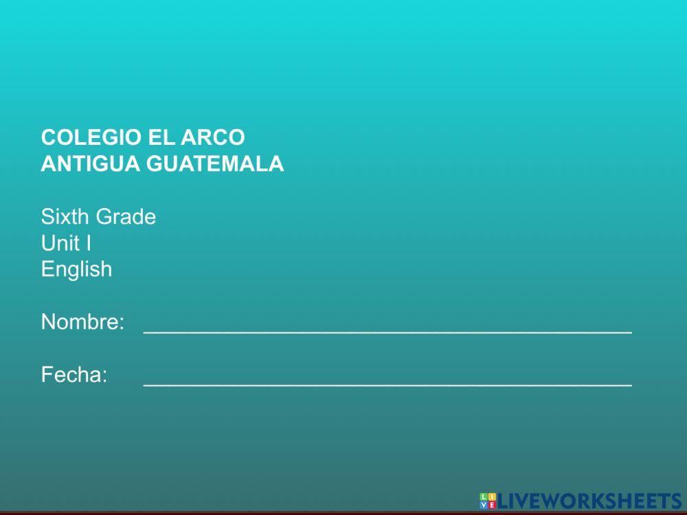 English zone gt  - unit 1 - 6