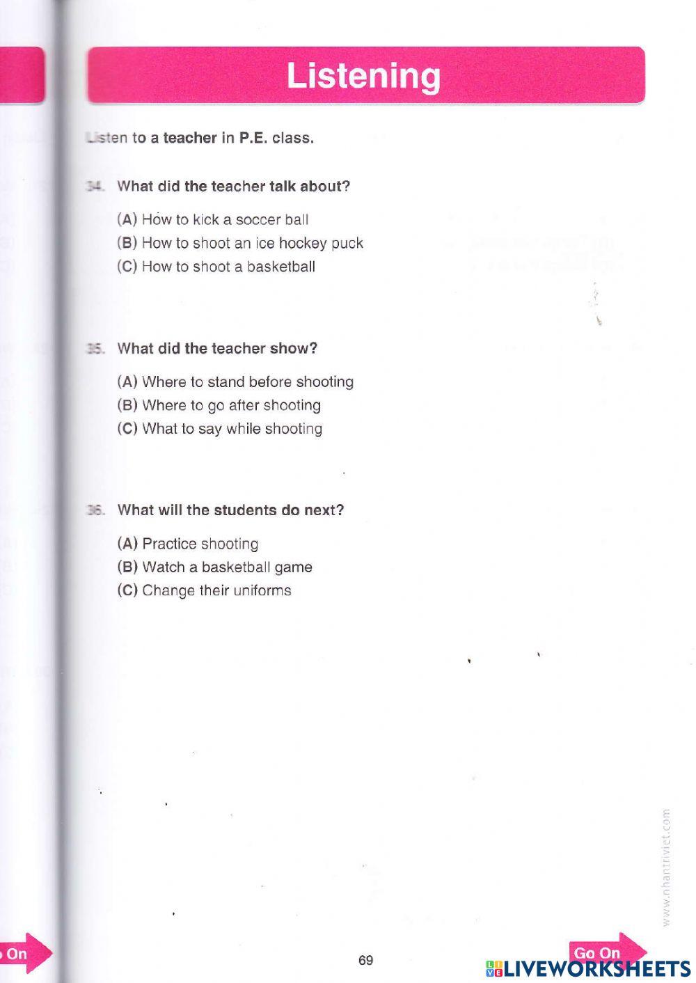 Toefl Listening test 2 p2