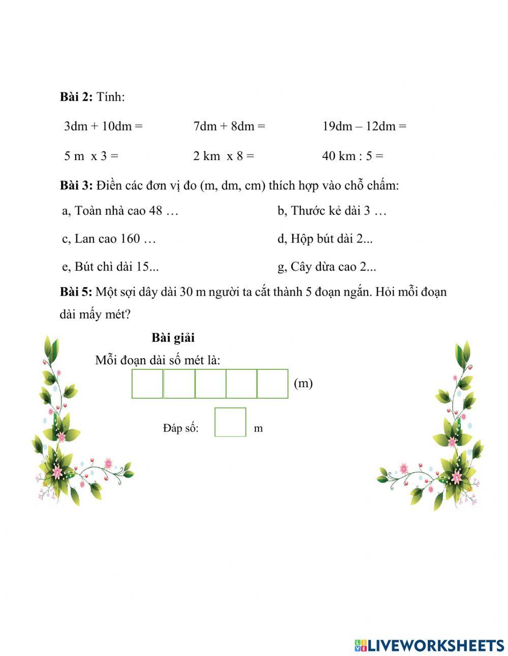 Ôn tập cuối tuần 27