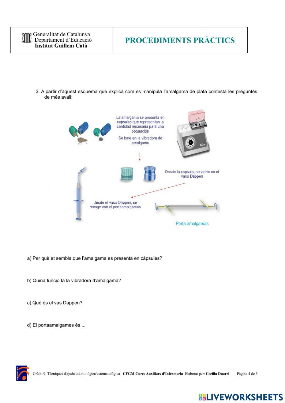 C9 UD5 Procediments pràctics materials dentals 5.1