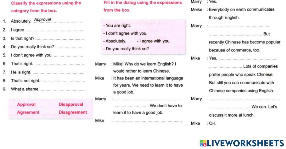 Sm sd 4 english agree and  disagree 2