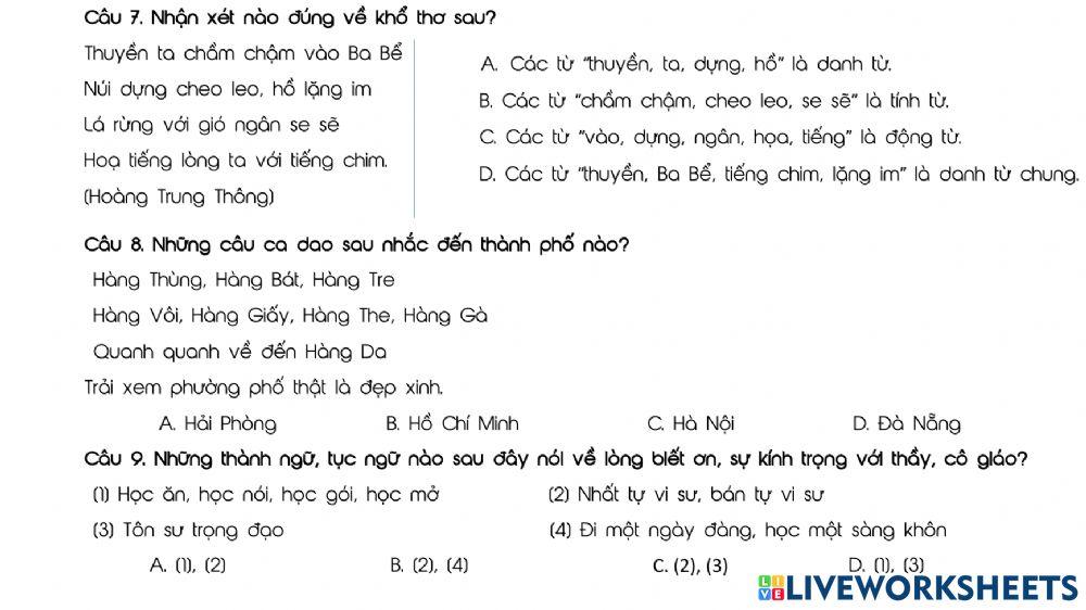 Trạng nguyên Tiếng Việt