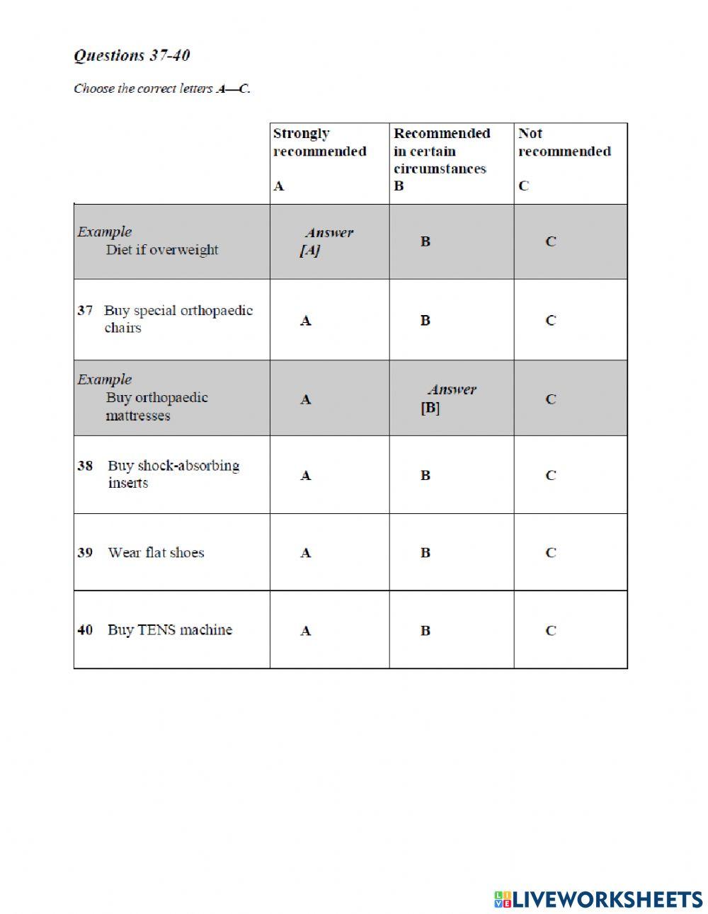 Ielts listening test 1(book 3 part 4)