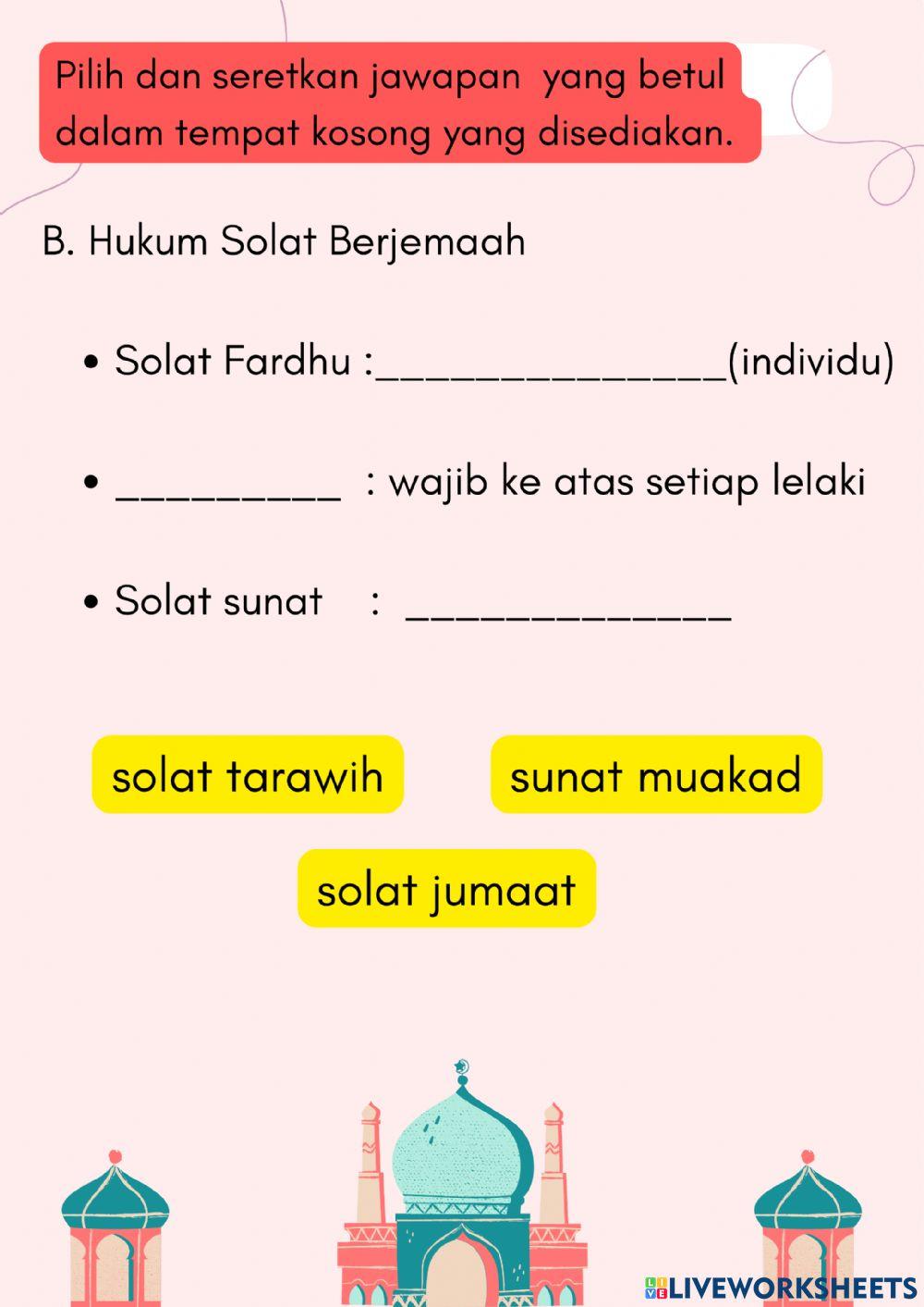 Unit 6 : Indahnya Solat Berjemaah