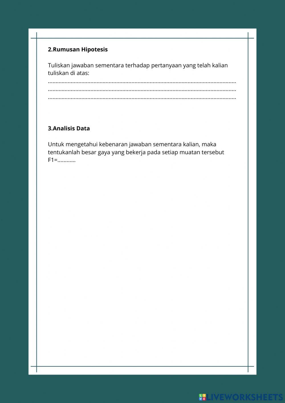 LKPD Listrik Statis Kelas XII