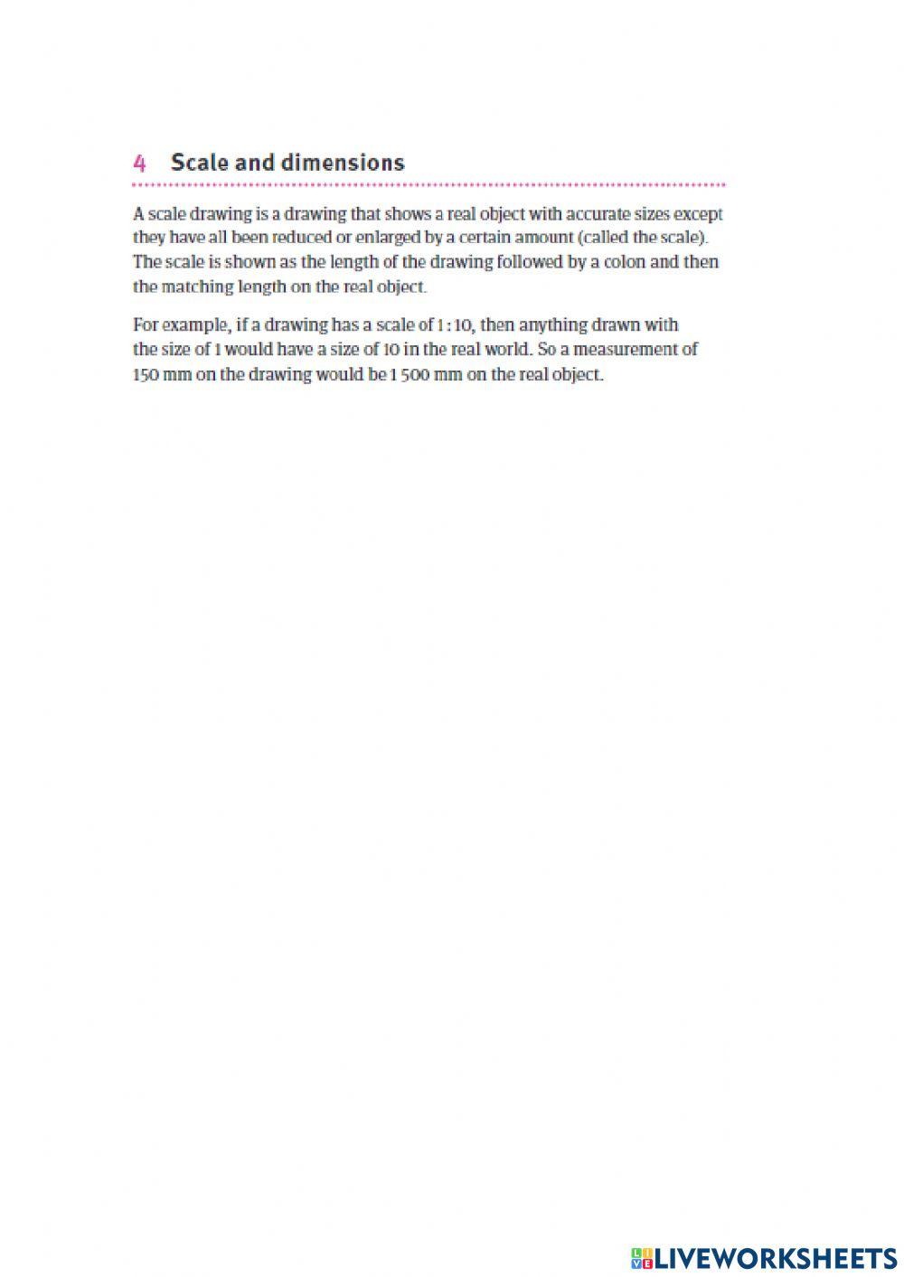 Scale of dimension in tegnologie