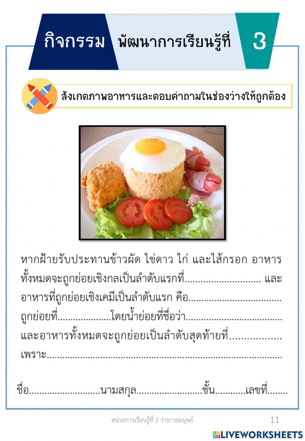 ระบบย่อยอาหาร