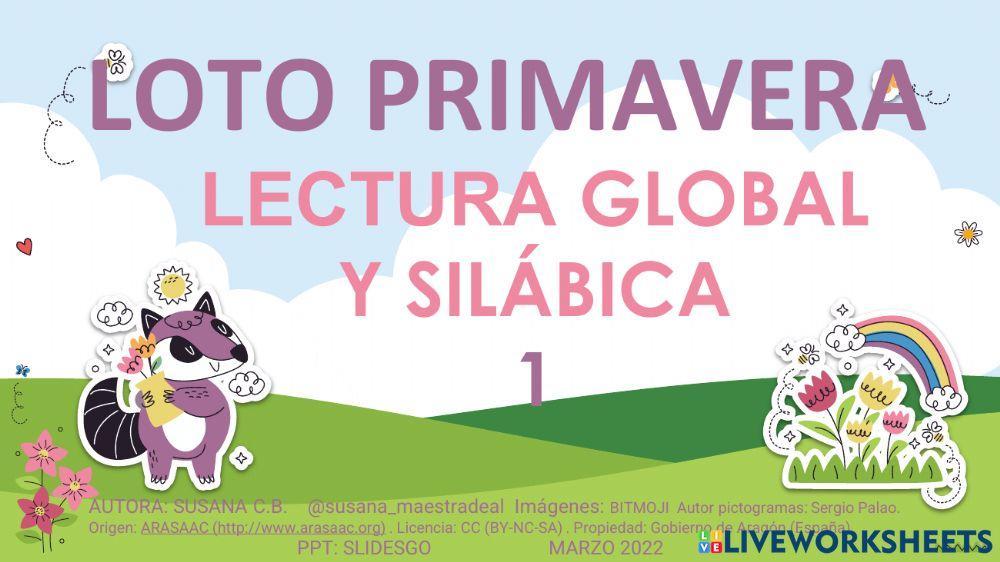 Lectura global LA PRIMAVERA