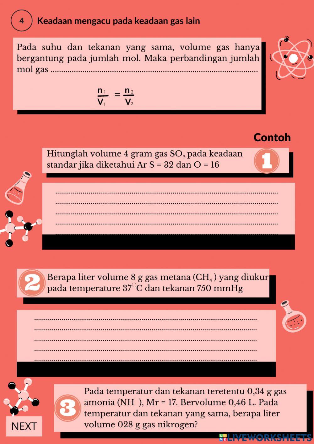Stoikiometri Volume Molar
