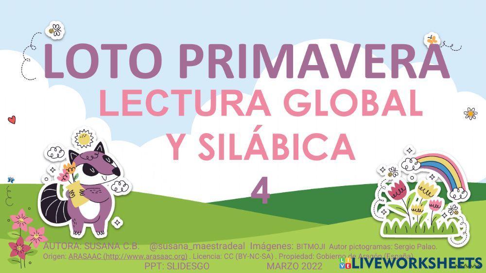 Lectura Global la PRIMAVERA 4