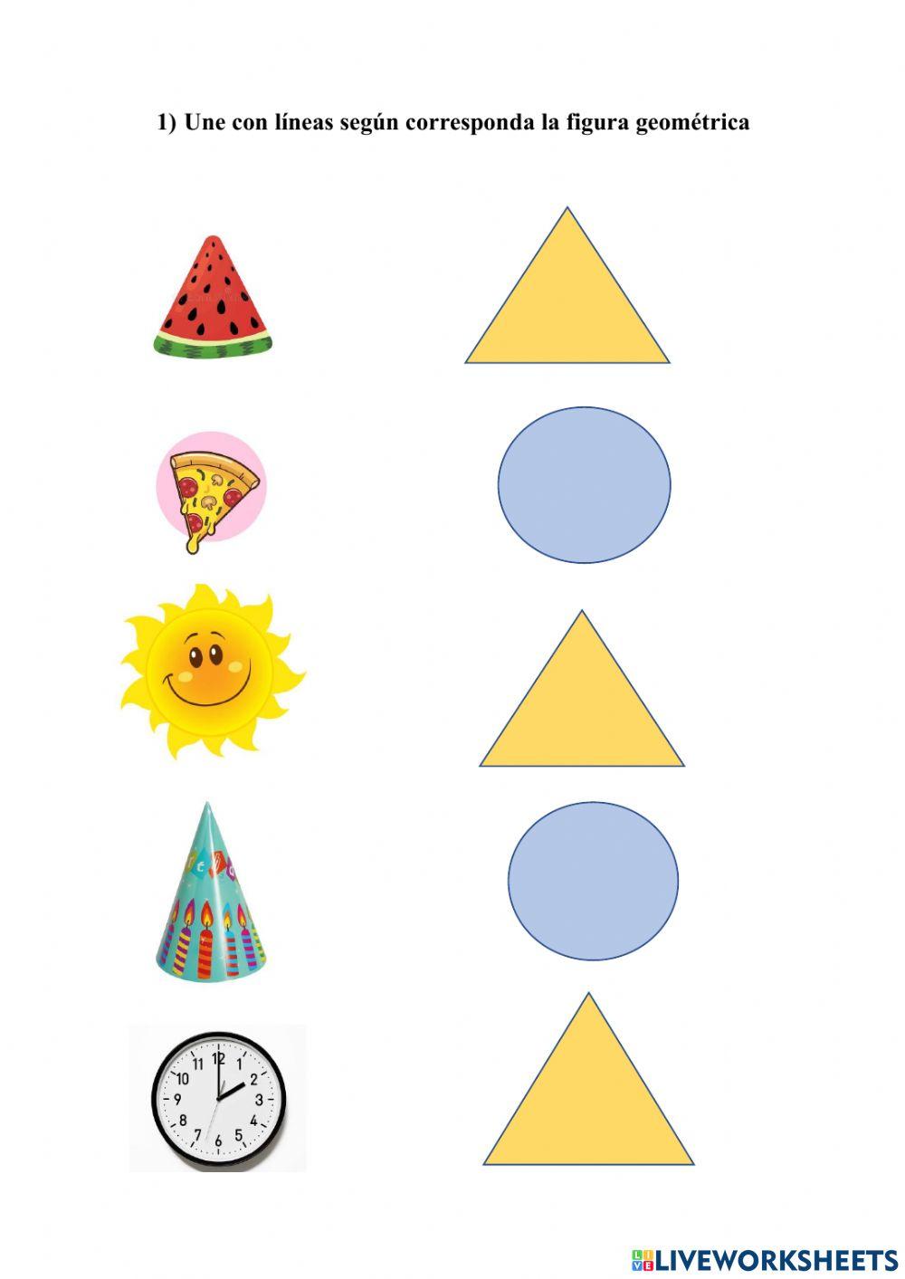 La figura geométrica( triangulo)