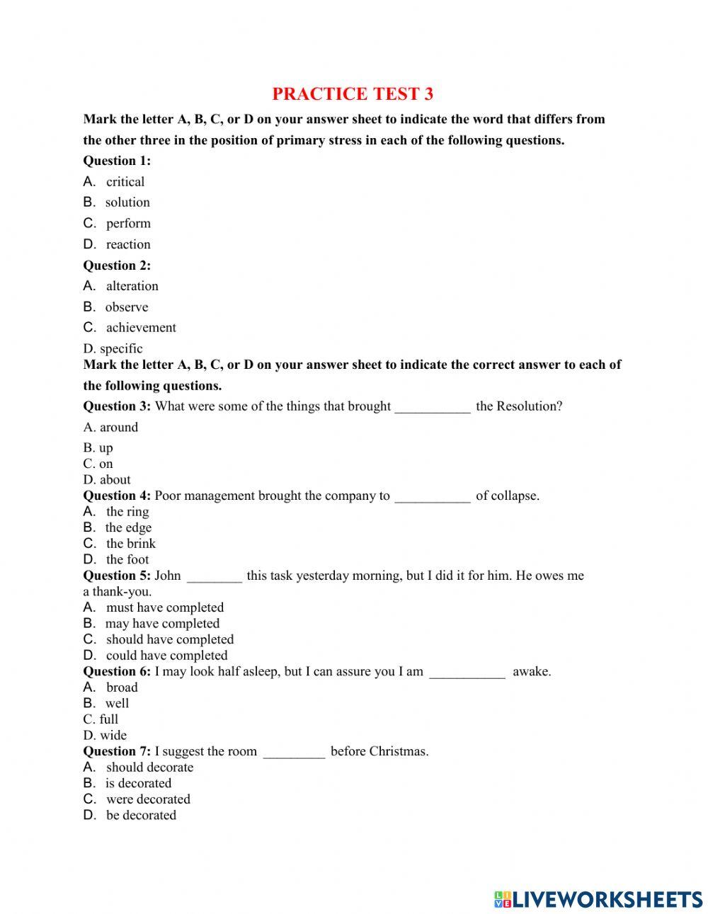 12d1 -ôn giữa kỳ 2 test 3