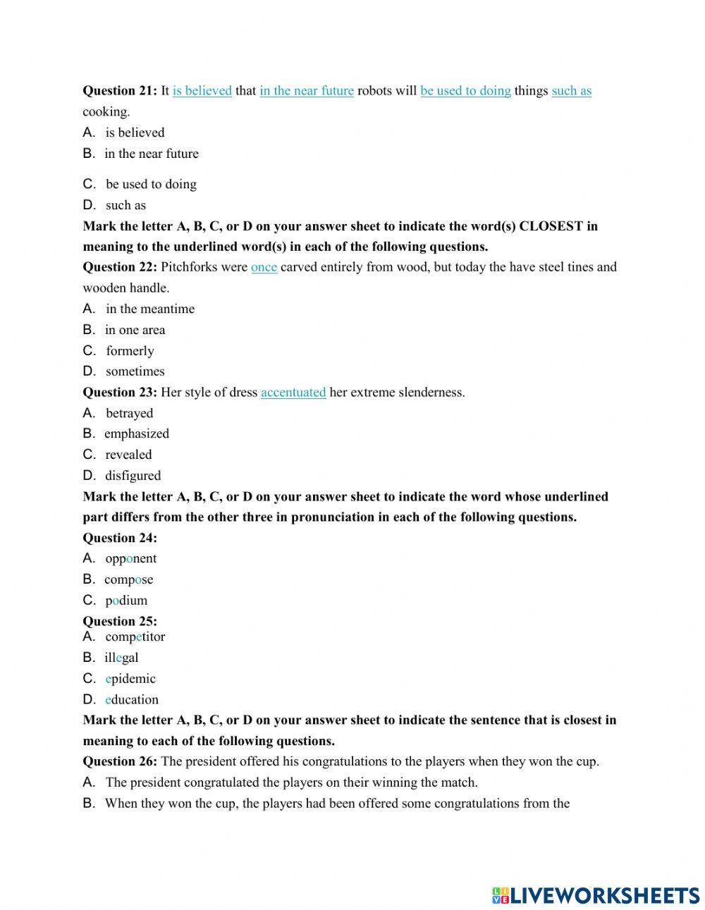 12d1 -ôn giữa kỳ 2 test 3