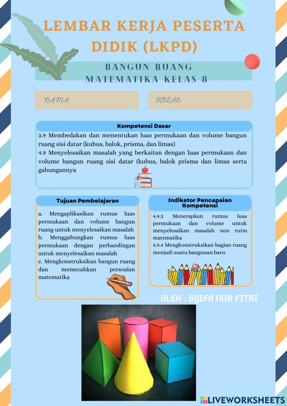 Bangun Ruang Sisi Datar