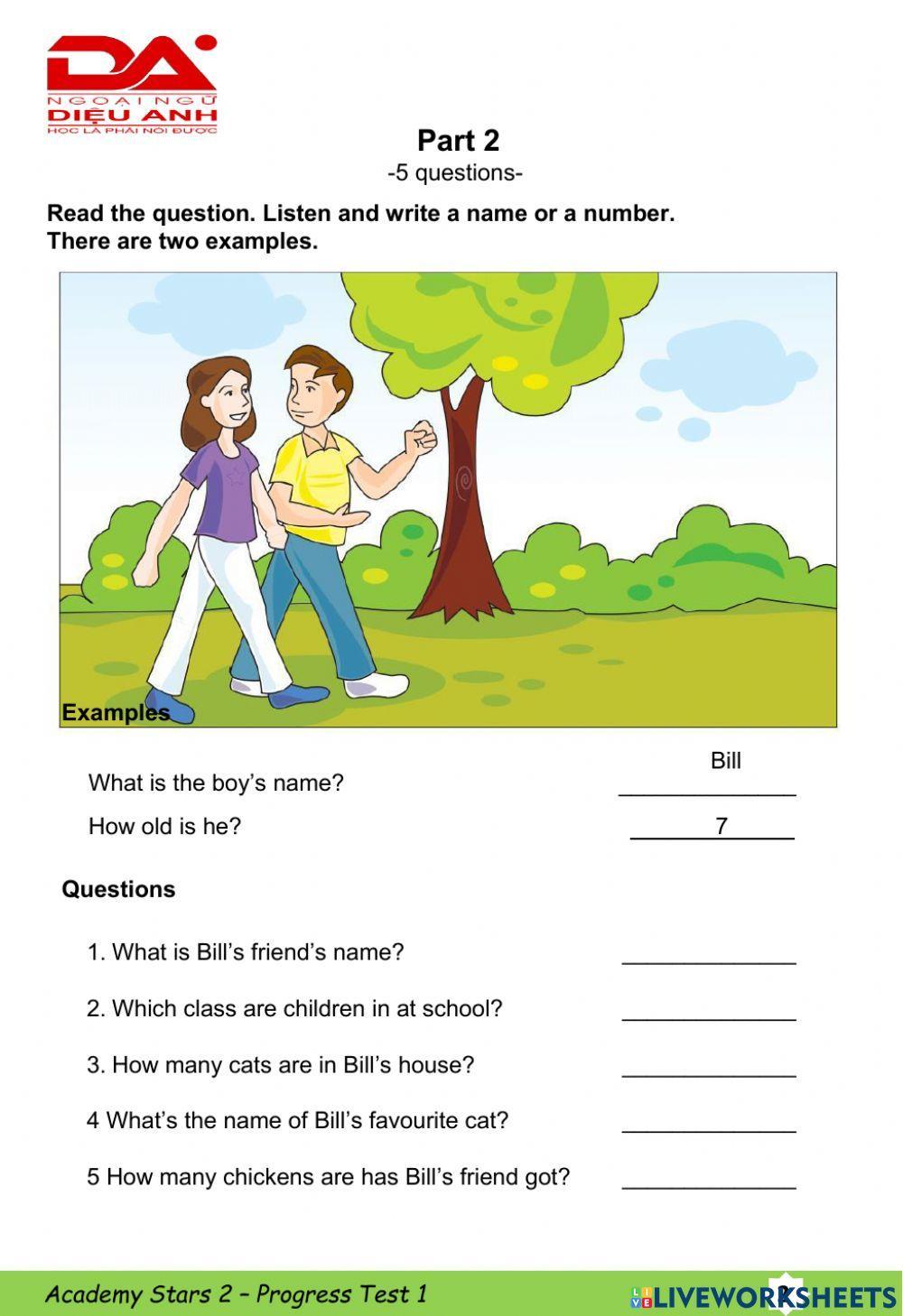 DieuAnh Test AS2 Unit 1,2,3