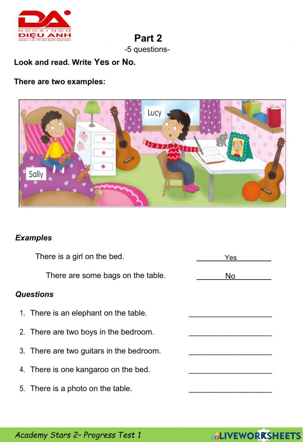 DieuAnh Test AS2 Unit 1,2,3