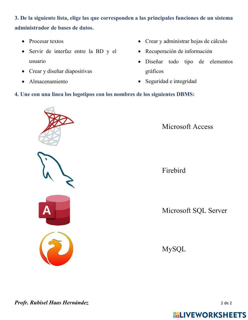 Introducción a las Bases de datos