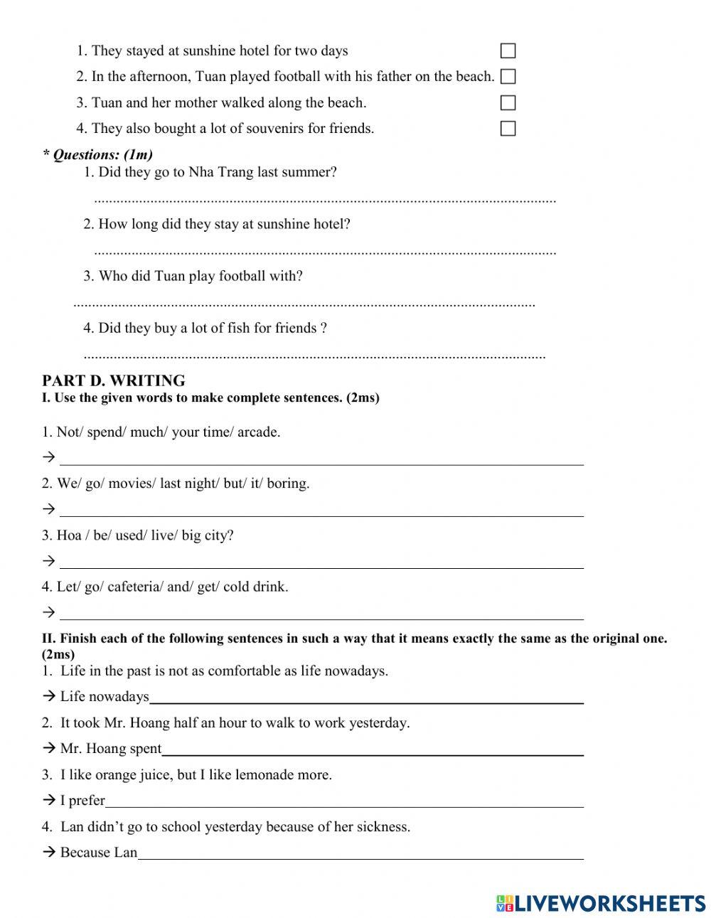 G7-Mid- Test 2- HKII