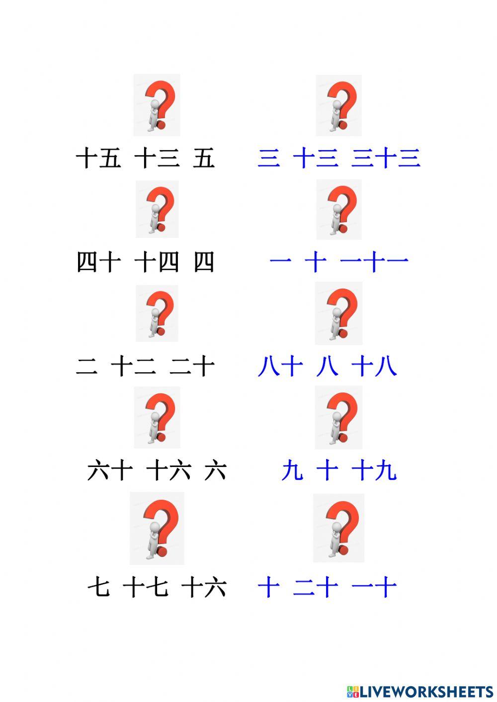 数字，number，цифра