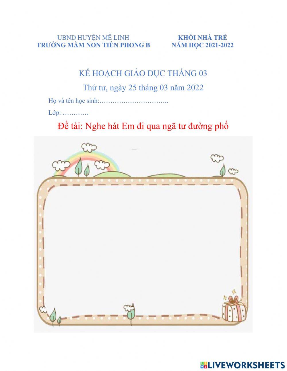 Nghe hát em đi qua ngã tư đường phố