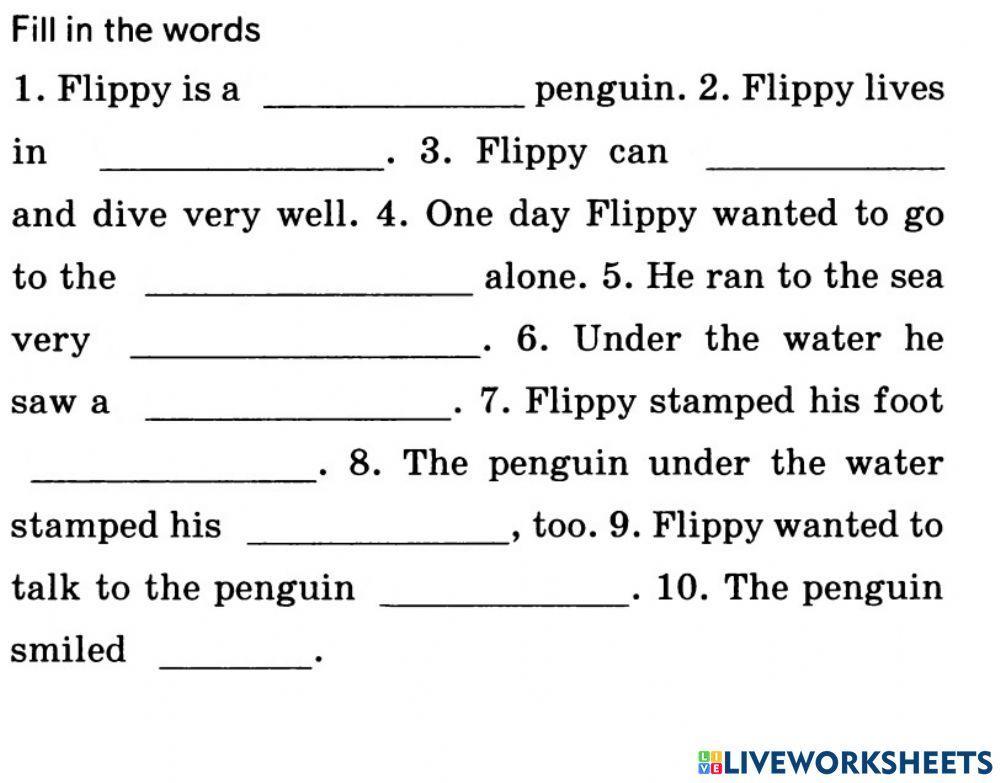 Flippy the Penguin U8 L 10