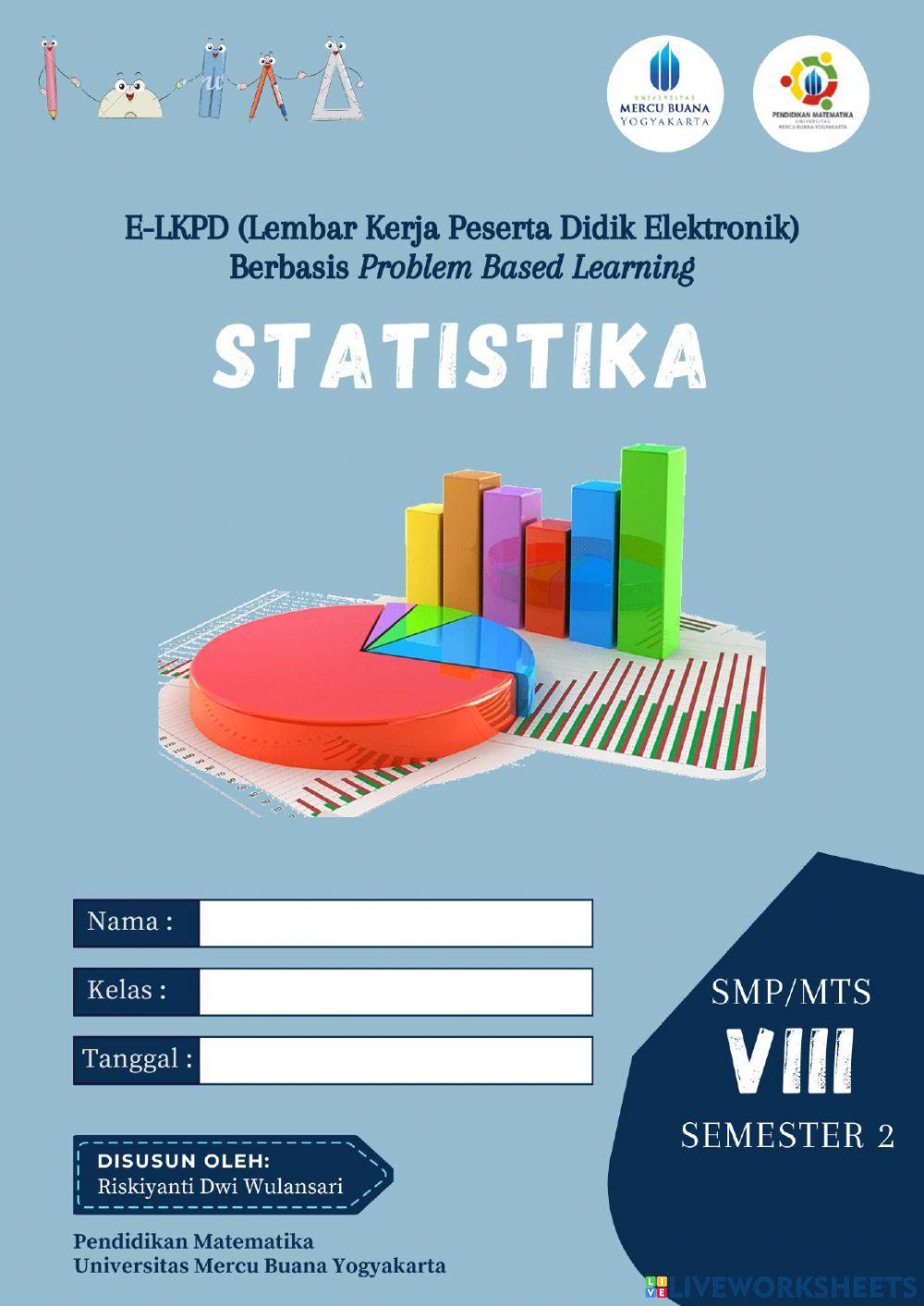 E-LKPD Statistika 1 (Menganalisis Data) | riskiyantidws