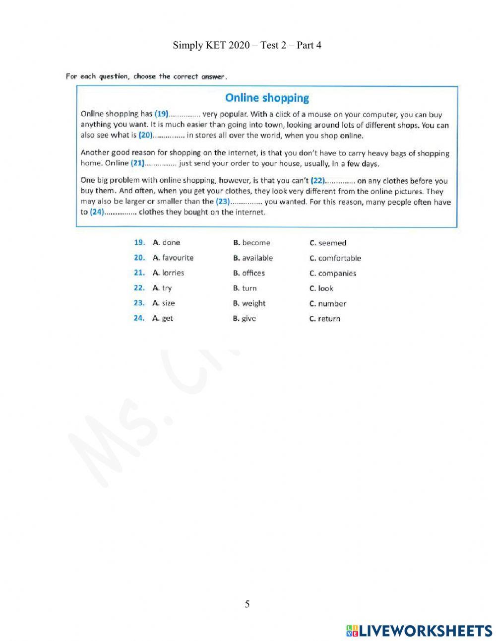 30.03.22- Gold A2- U9: Grammar 1+2
