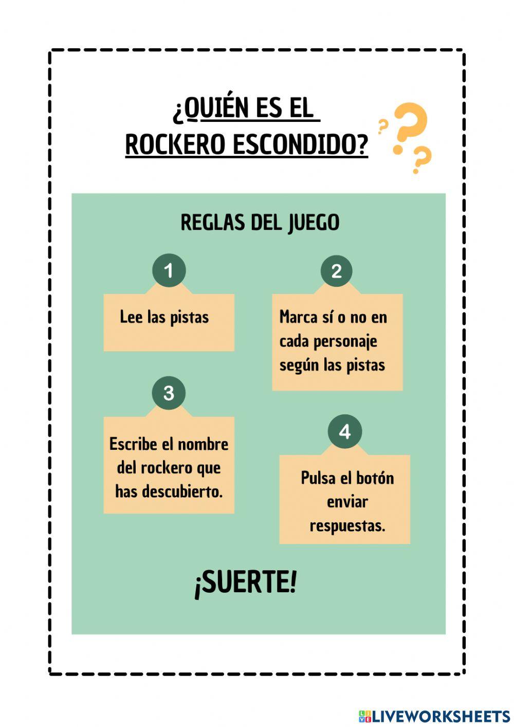 Quién es quién rockero