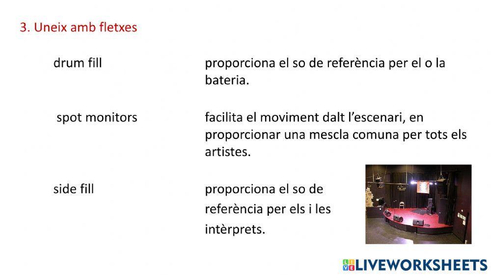 Monitoratge amb caixes acústiques