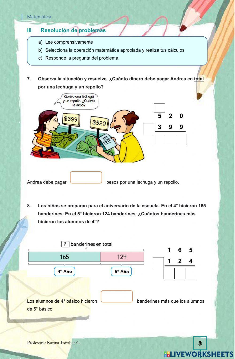 Prueba Resolución de problemas