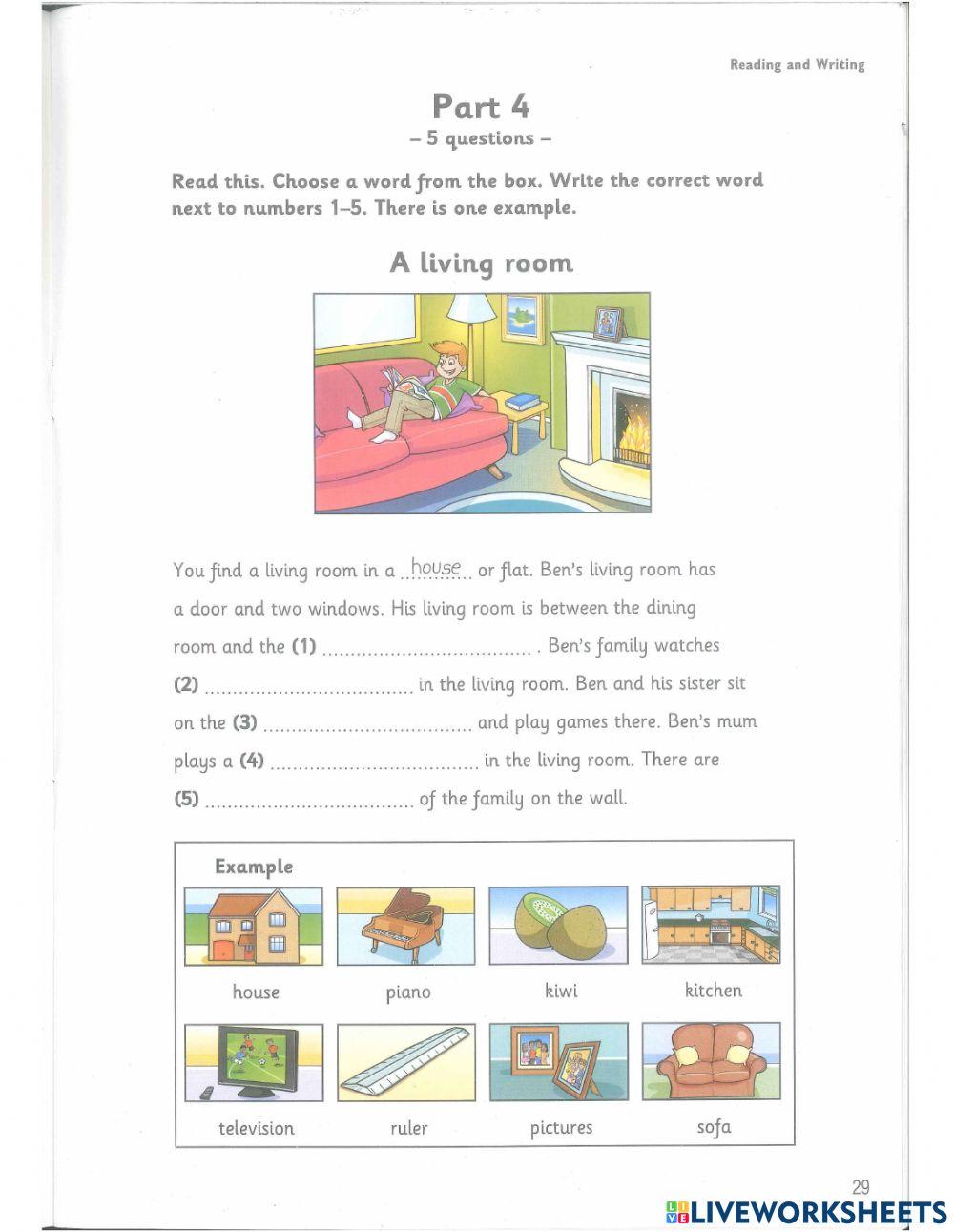 Starters 1 interactive activity Live Worksheets