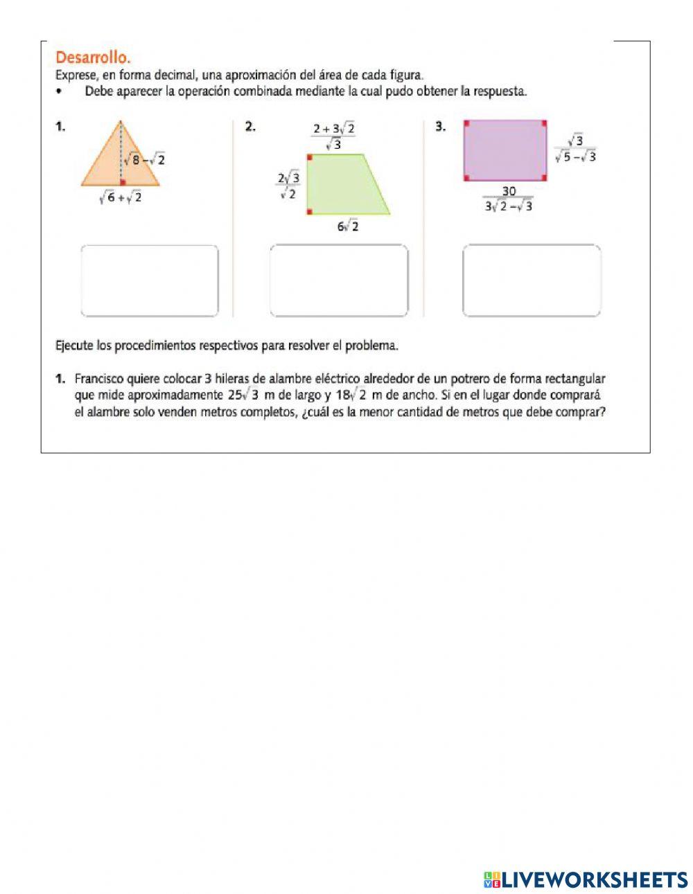 Aproximando Radicales