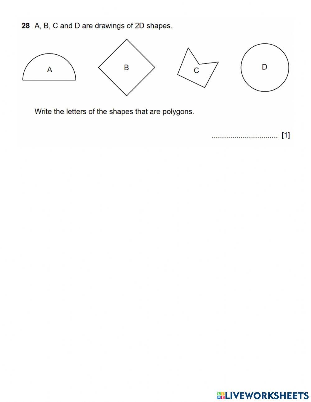 CAMBRIDGE PRIMARY PROGRESSION TEST - MATHEMATICS PAPER 2 (PART 1)
