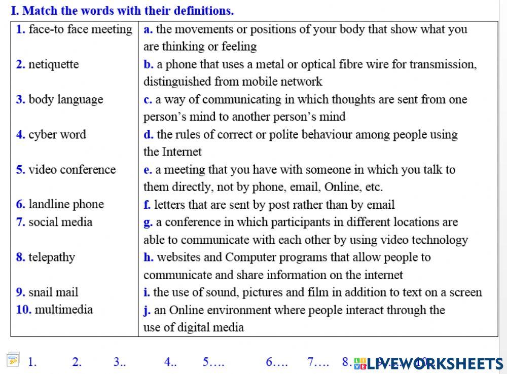 Chech voc unit 10 e8