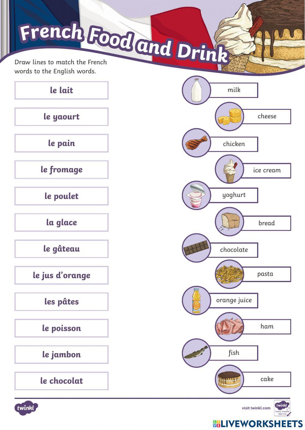 French worksheet for Beginner | Live Worksheets
