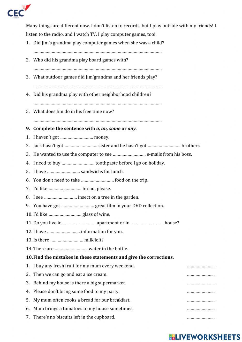 BG4 - UNIT 20 - REVISION 