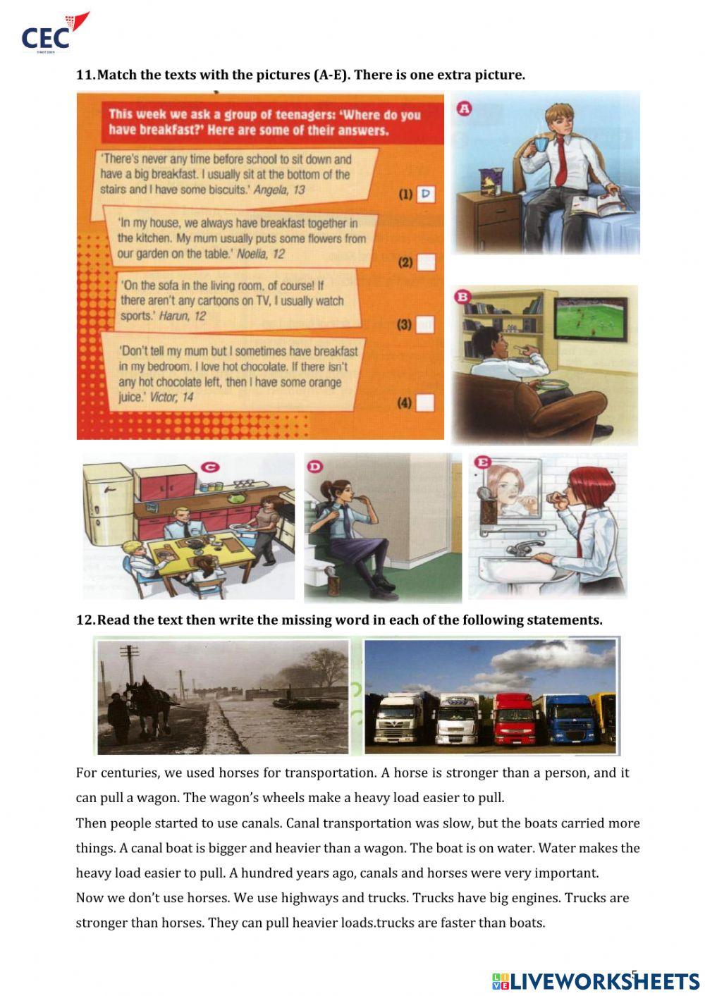 BG4 - UNIT 20 - REVISION 