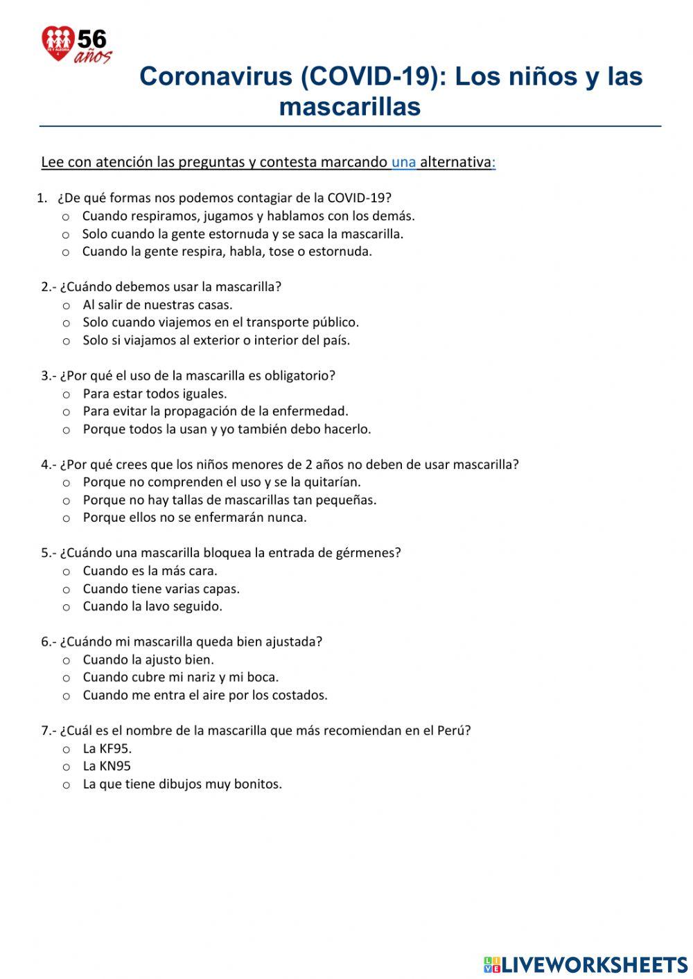 Comprensión de lectura