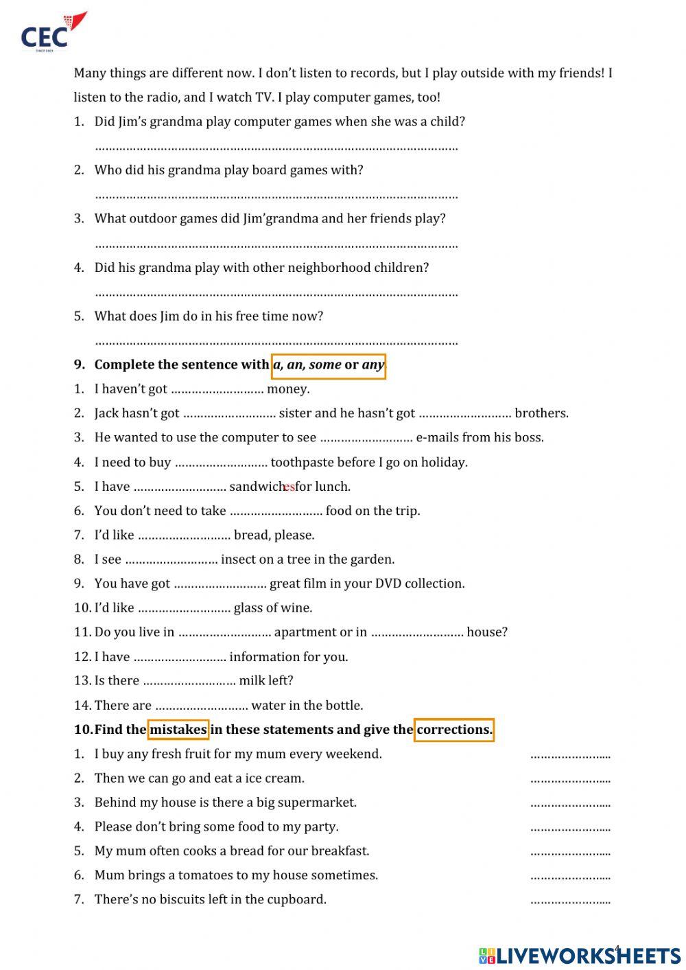BG4 - UNIT 20 - REVISION 