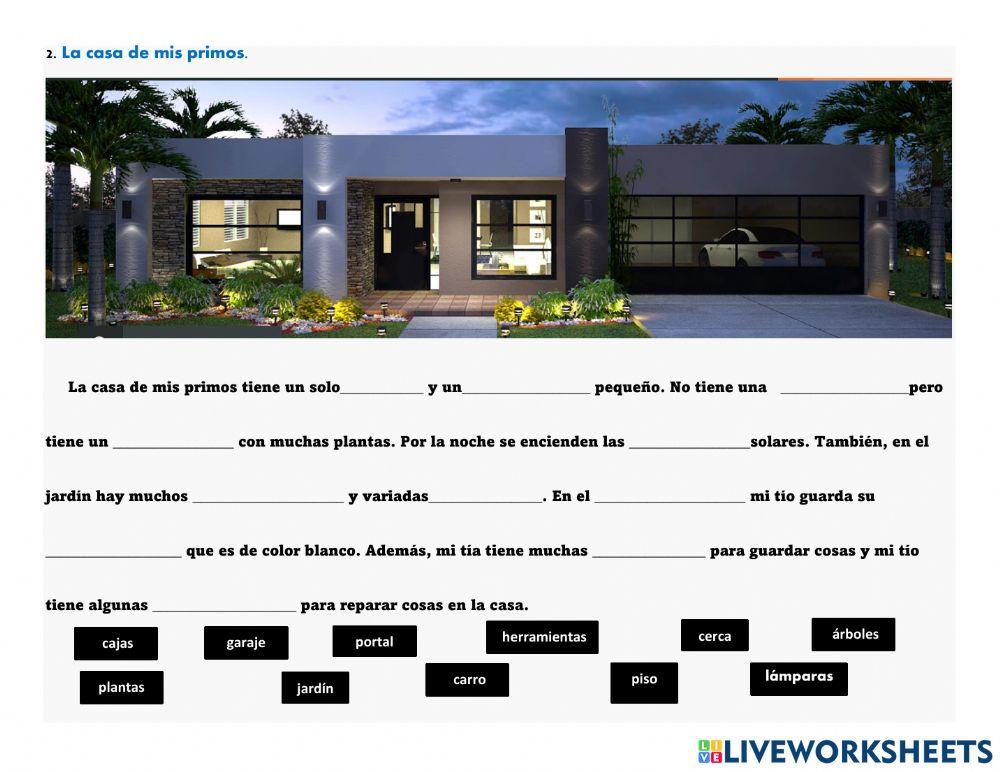 PARTES Y OBJETOS DE LA CASA ( ll )