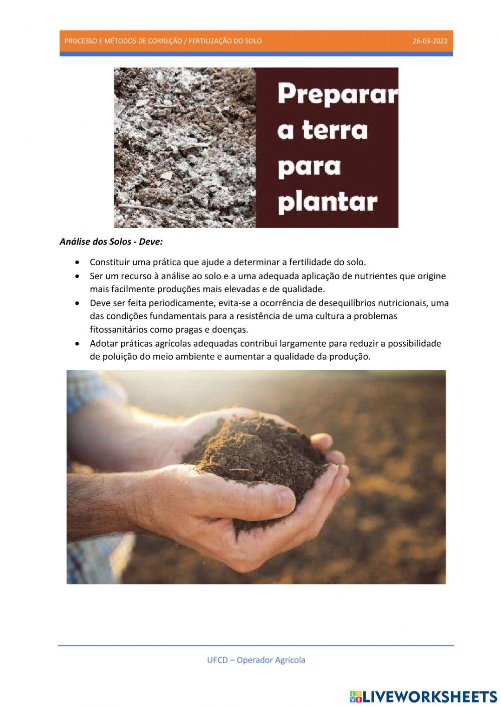 Análise dos Solos