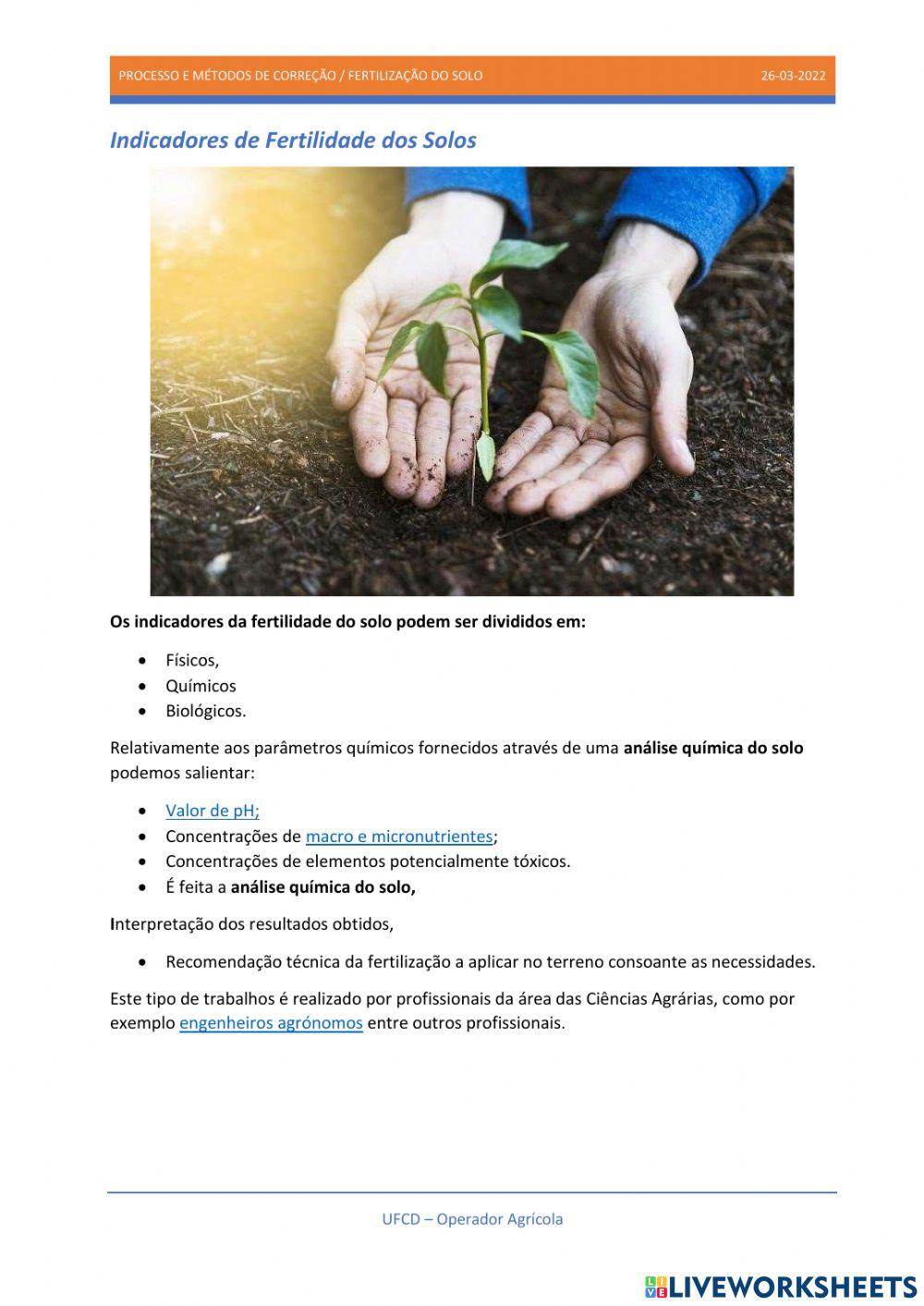 Análise dos Solos