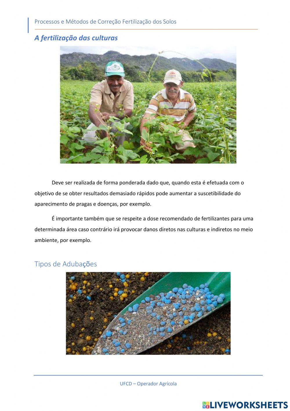 Adubação No Crescimento das Plantas