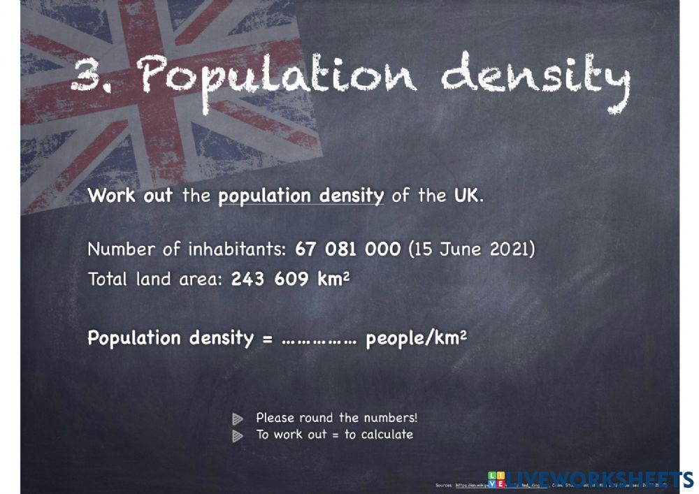 GEO 1 Population in the UK