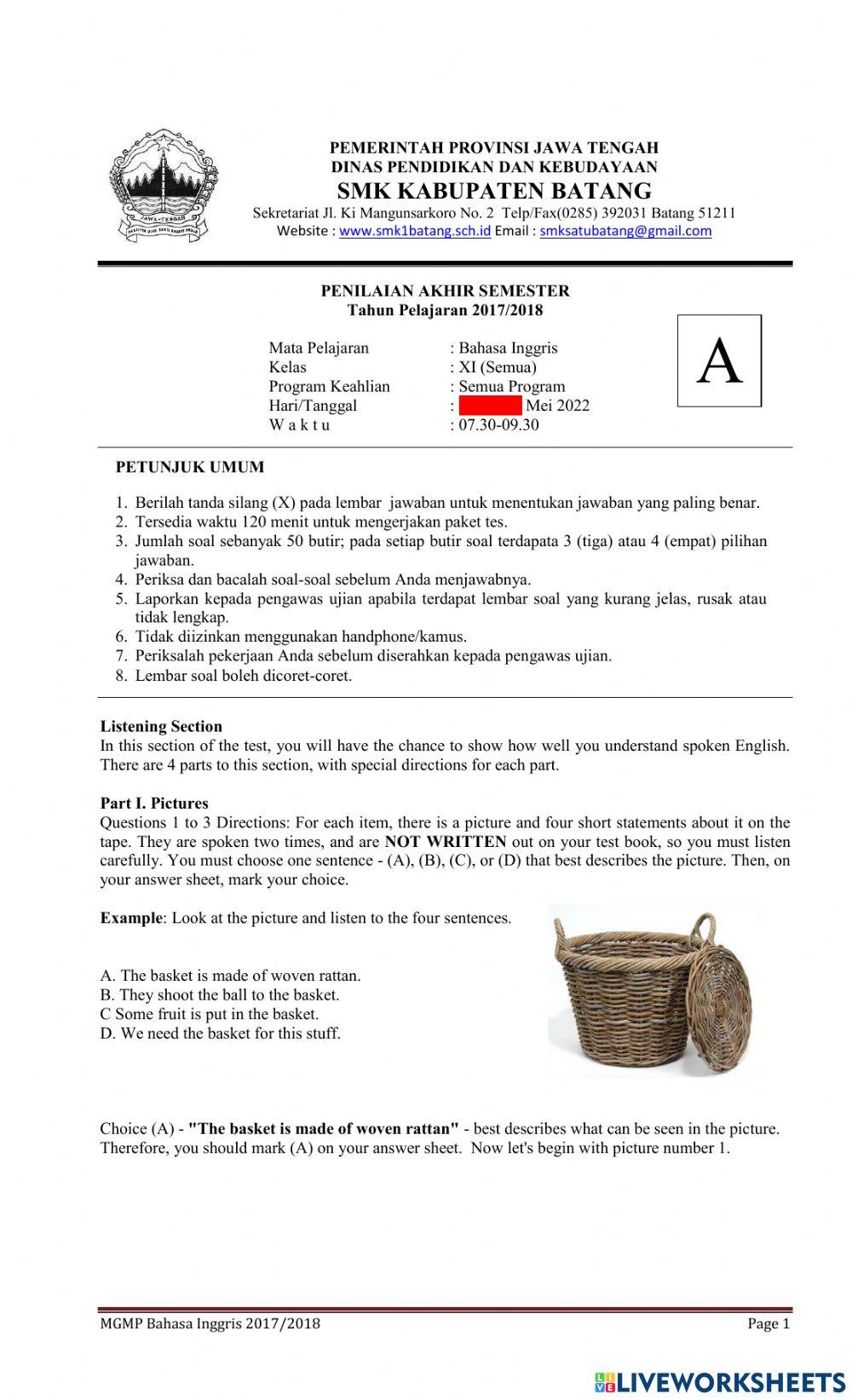 Penilaian Tengah Semester