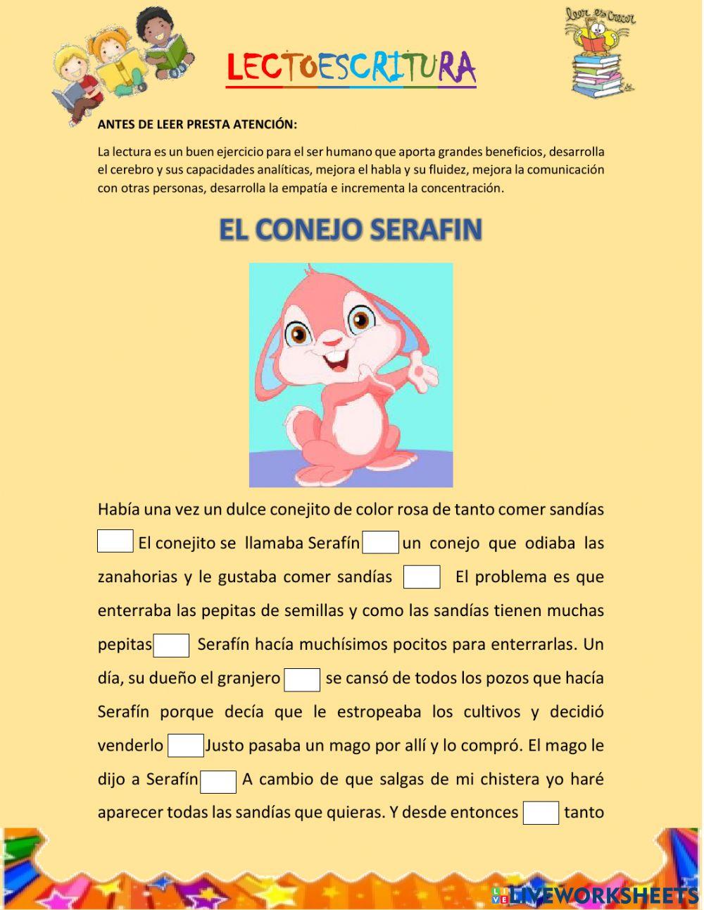 El conejo serafín