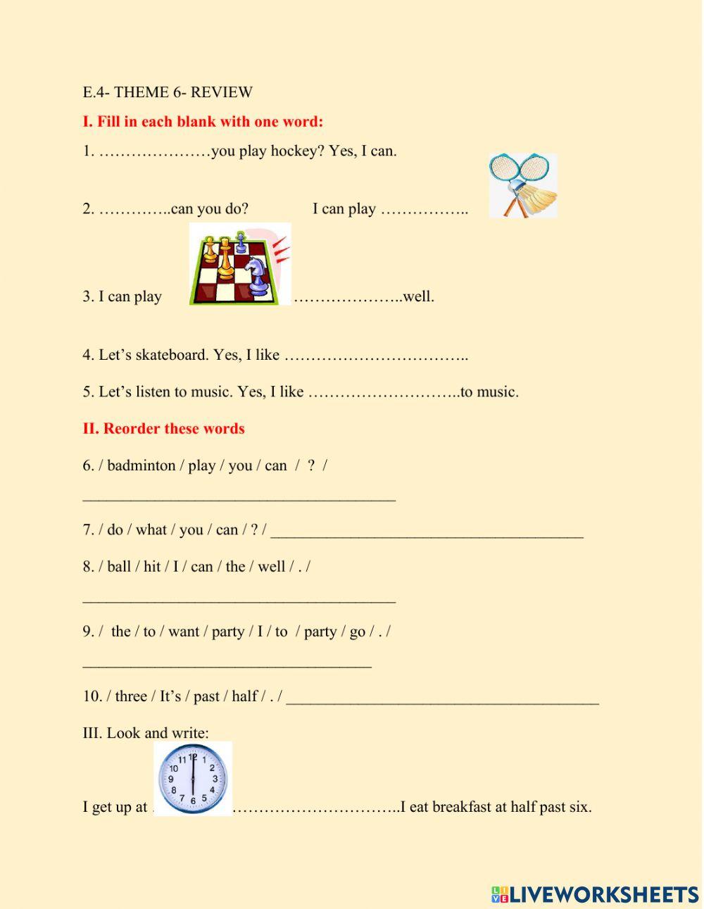 E.4- theme 6- review