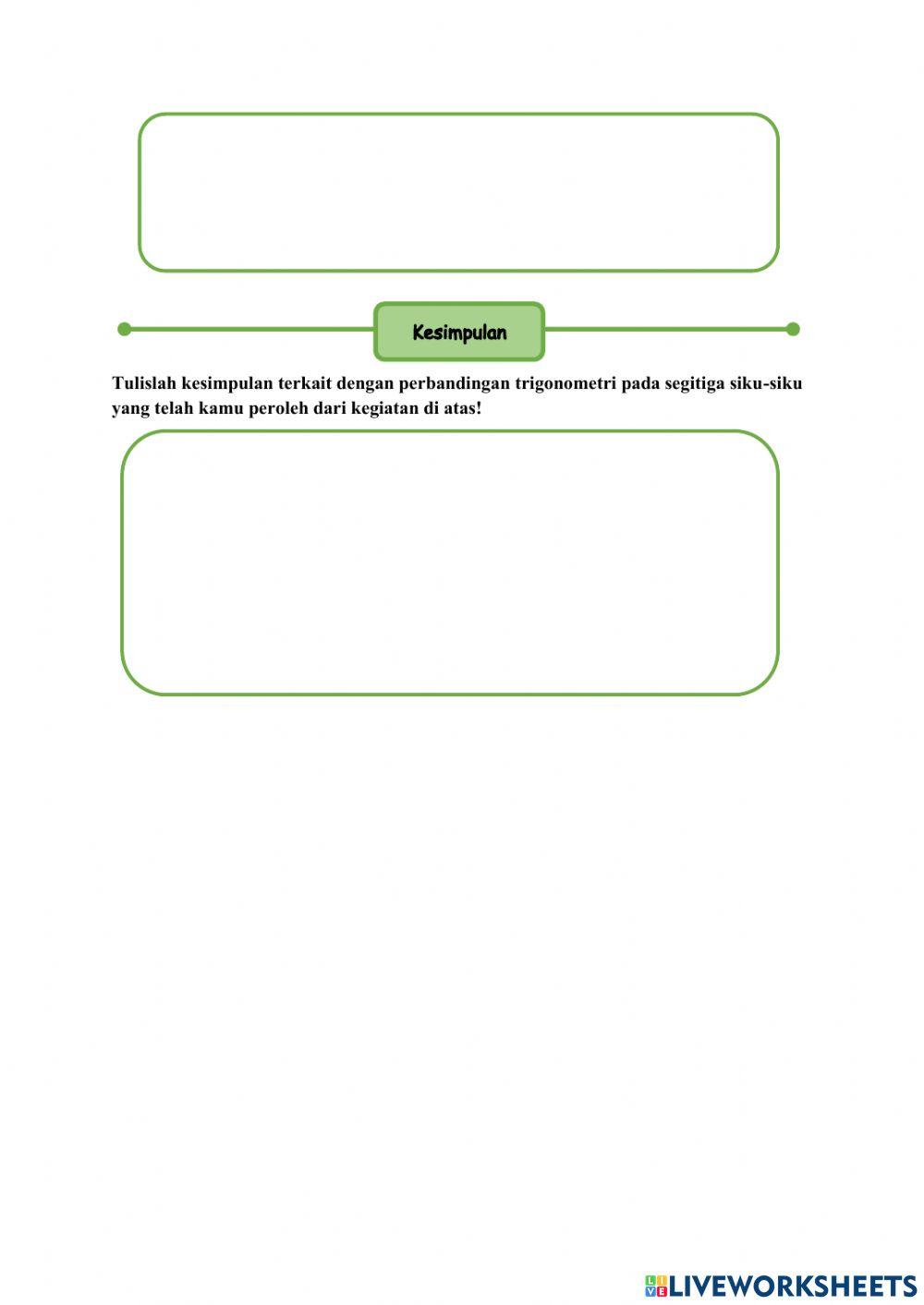 Perbandingan Trigonometri Segitiga Siku-Siku