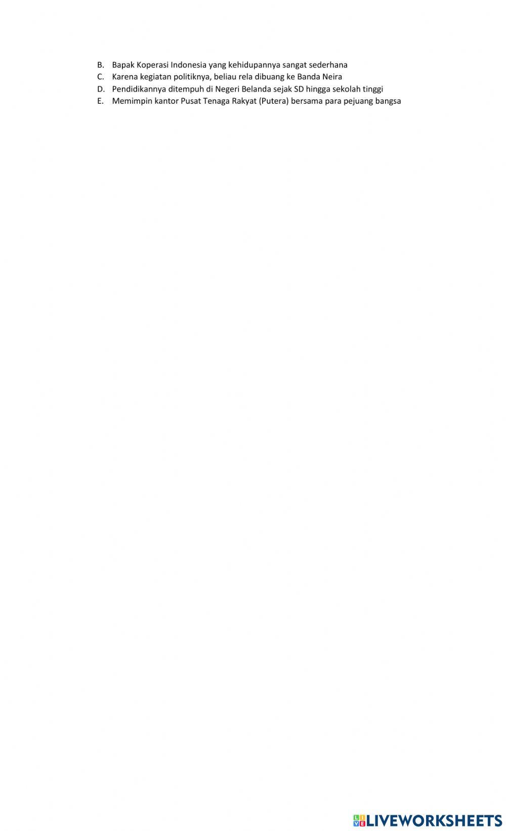 LKPD-X  Mengungkap keteladanan dalam teks biografi